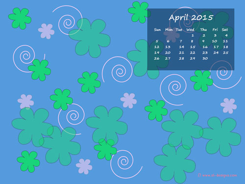 April 2011 calendar wallpaper