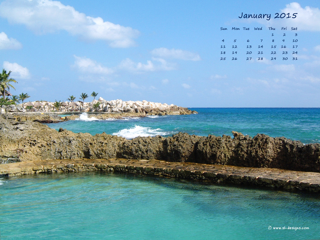 January Calendar 2012