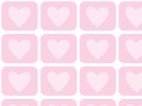 pink hearts in frames