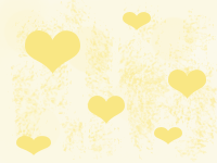 yellow hearts background