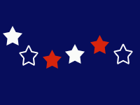 stars background- 4th of July